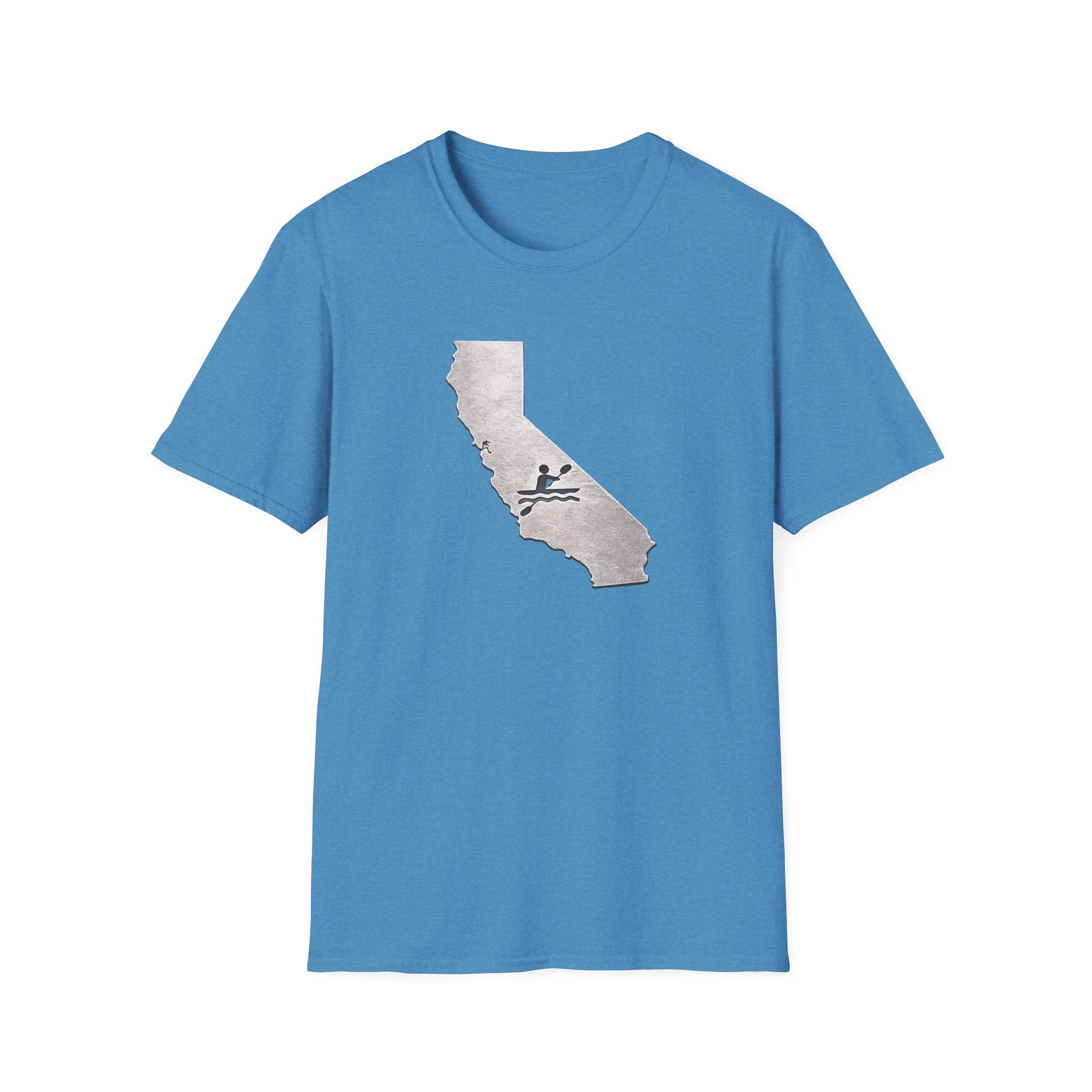 California Map kayak T-Shirt — State Outline