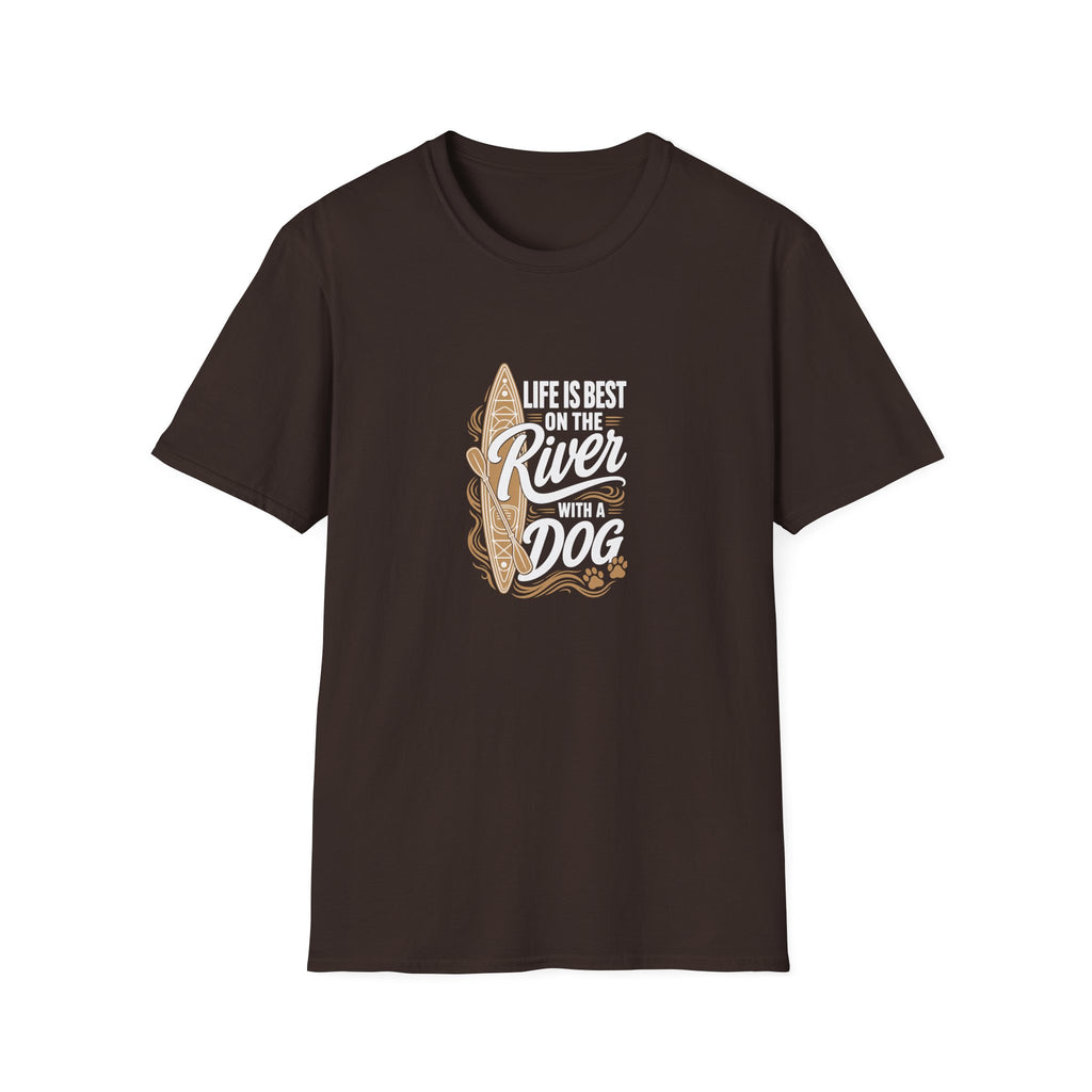 River Life with a Dog T-Shirt