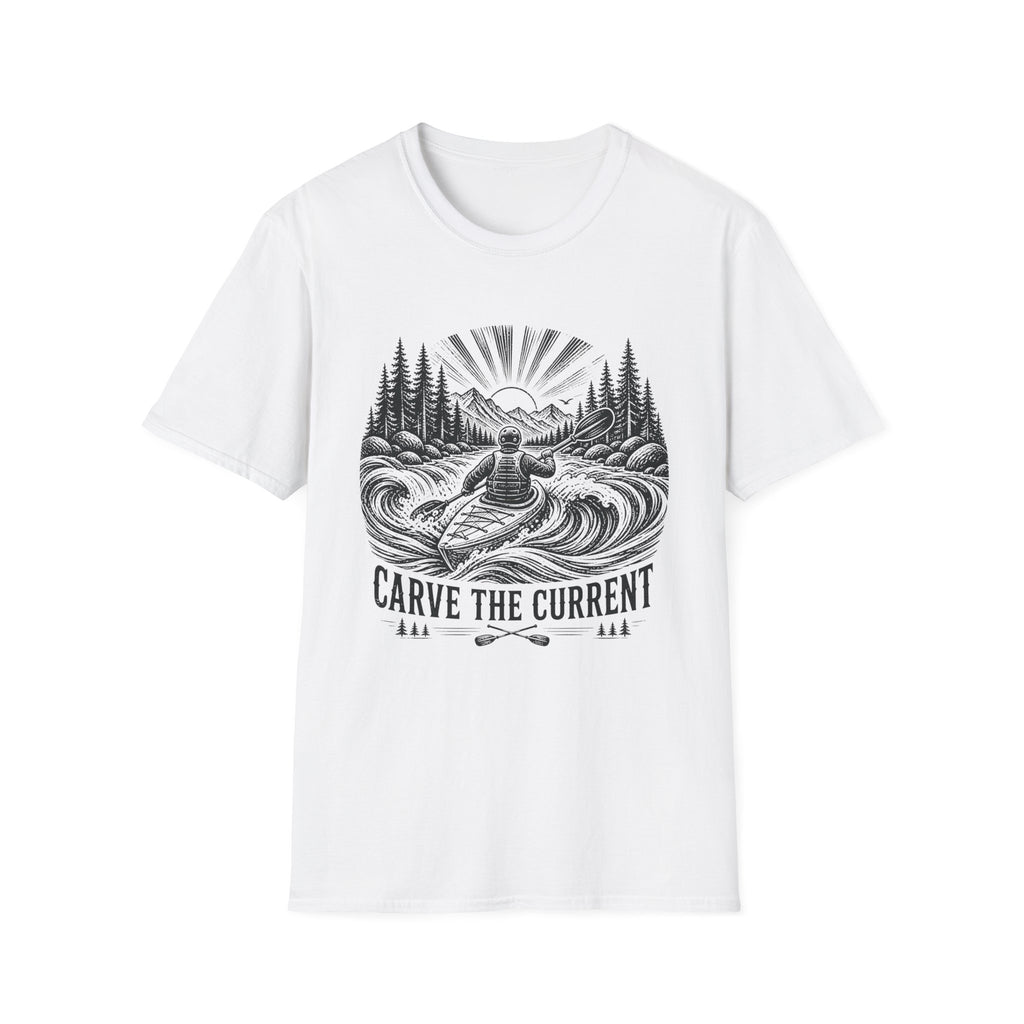 Kayaking T-Shirt — "Carve the Current" Adventure Tee