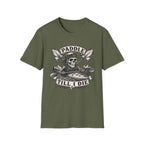 Paddle Till I Die T-Shirt — Skull Kayak Paddle Tee for Paddlers & Kayak Lovers