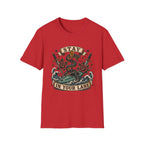 Stay In Your Lane T-Shirt — Vintage Caduceus, Swords & Roses Graphic Tee