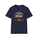 Slow Your Row Playa T-Shirt — Funny Kayak/Rowing Tee for Paddlers