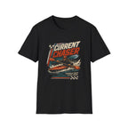 Current Chaser Kayak T-Shirt — Paddle Fast Live Free Vintage Watercraft Tee