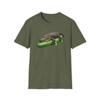 Alligator Stack T‑Shirt — Cute Relaxing Gator Graphic Tee