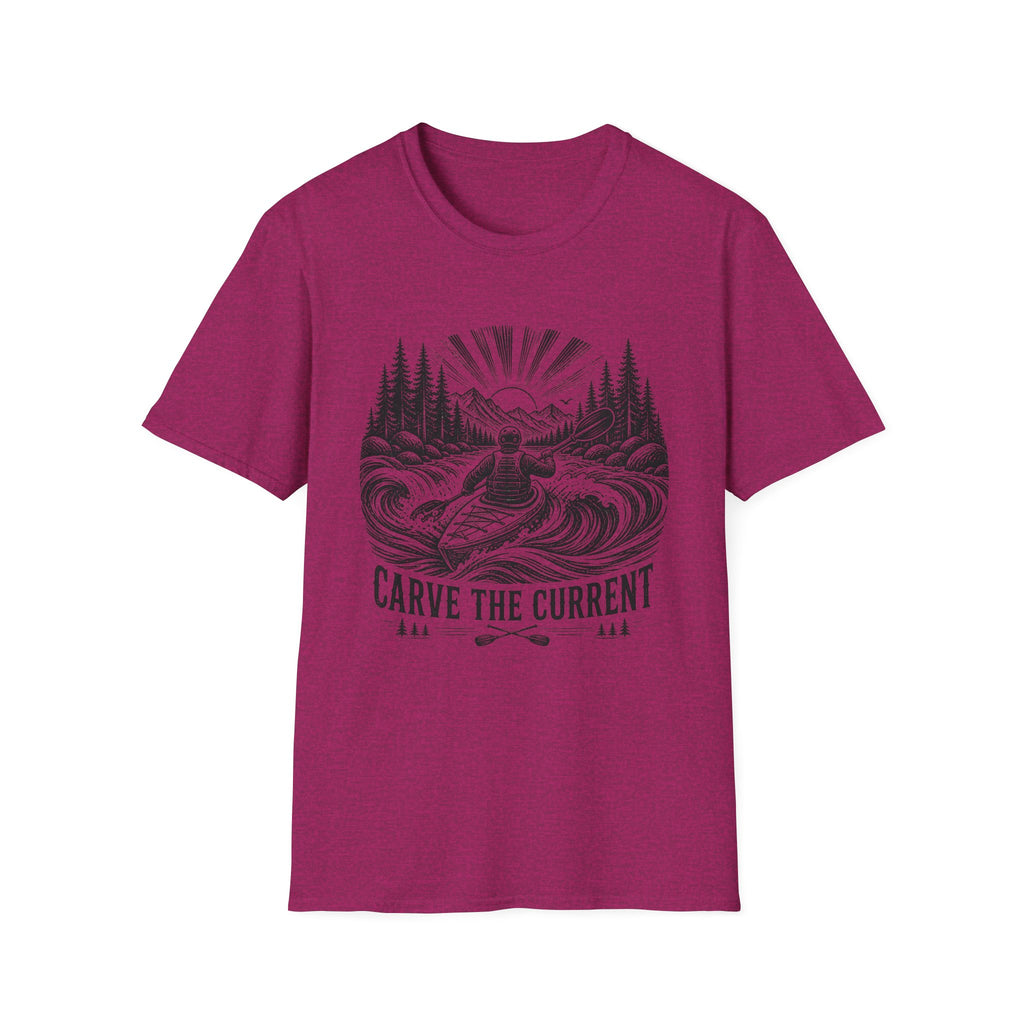 Kayaking T-Shirt — "Carve the Current" Adventure Tee
