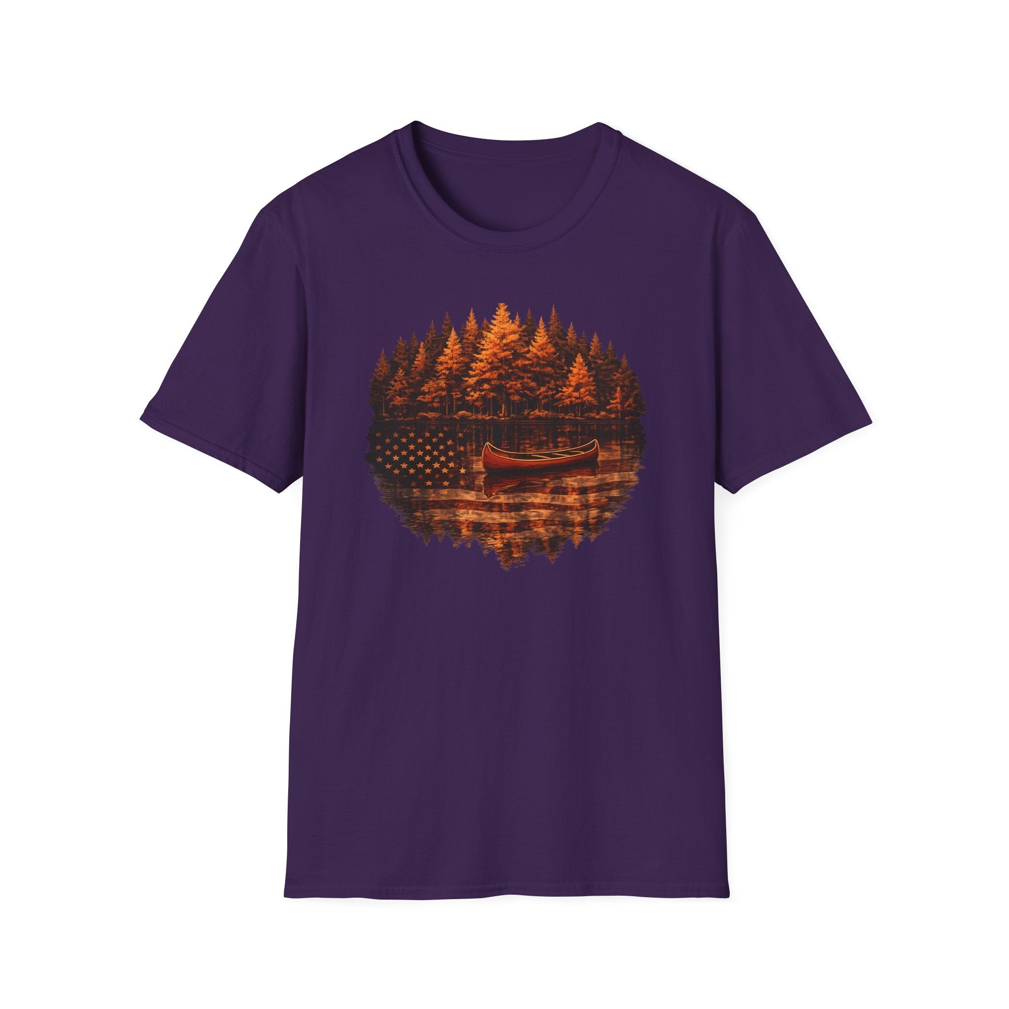 Flag Canoe Reflection Tee