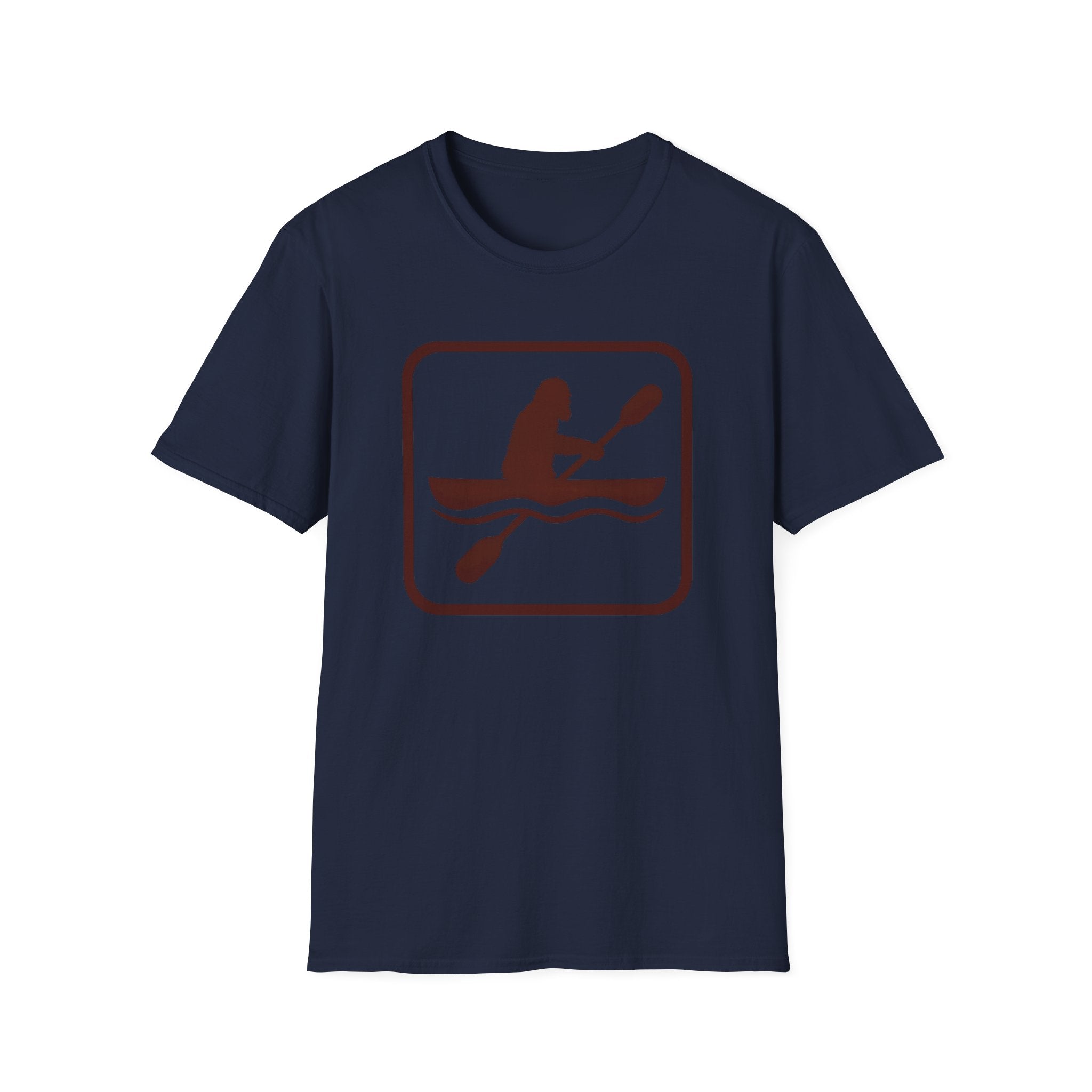 Kayaking Icon Retro Pictogram T-Shirt