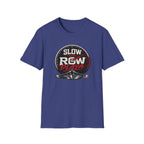 Slow Your Row Playa T-Shirt — Funny Kayak/Rowing Tee for Paddlers
