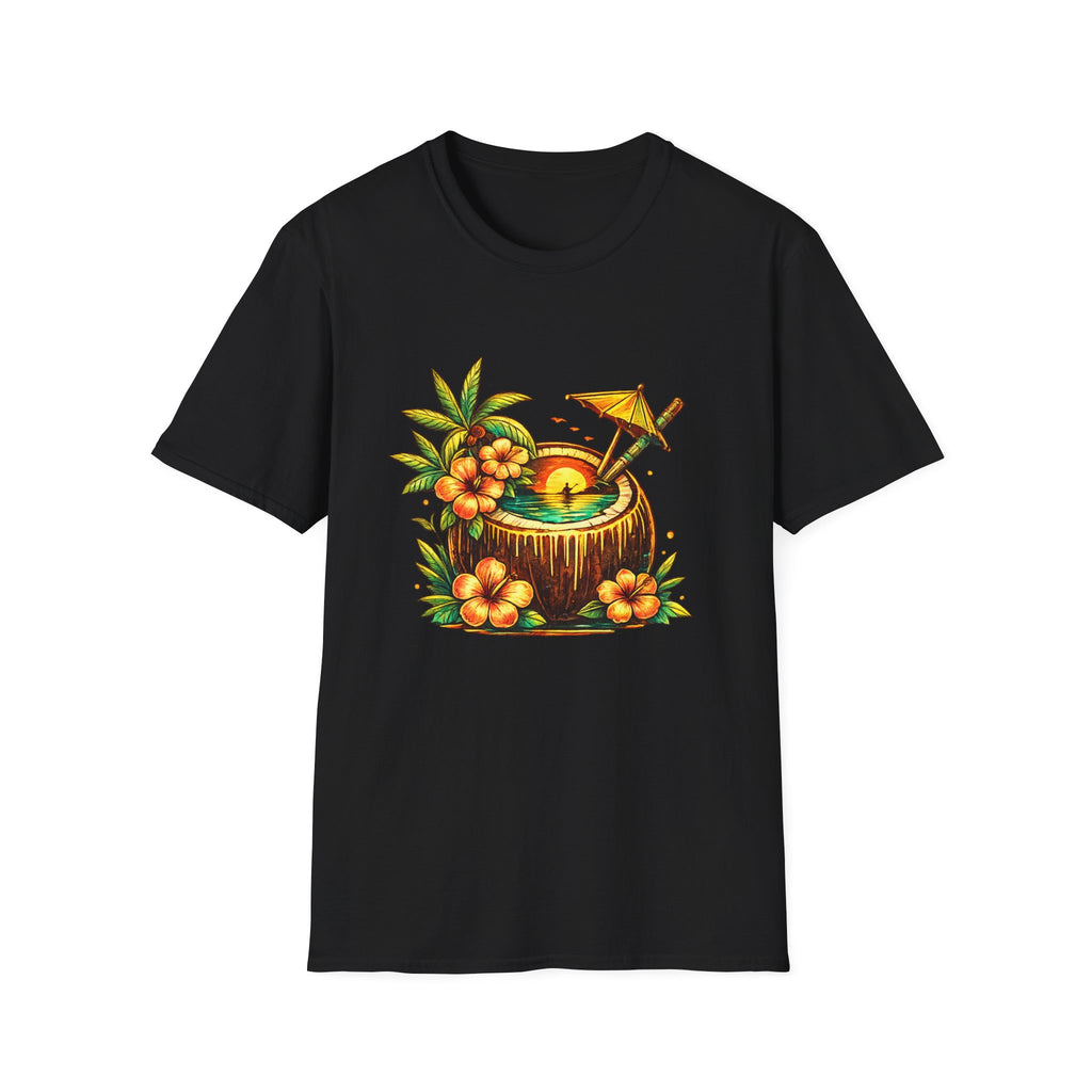 Tropical kayak Coconut Cocktail T-Shirt