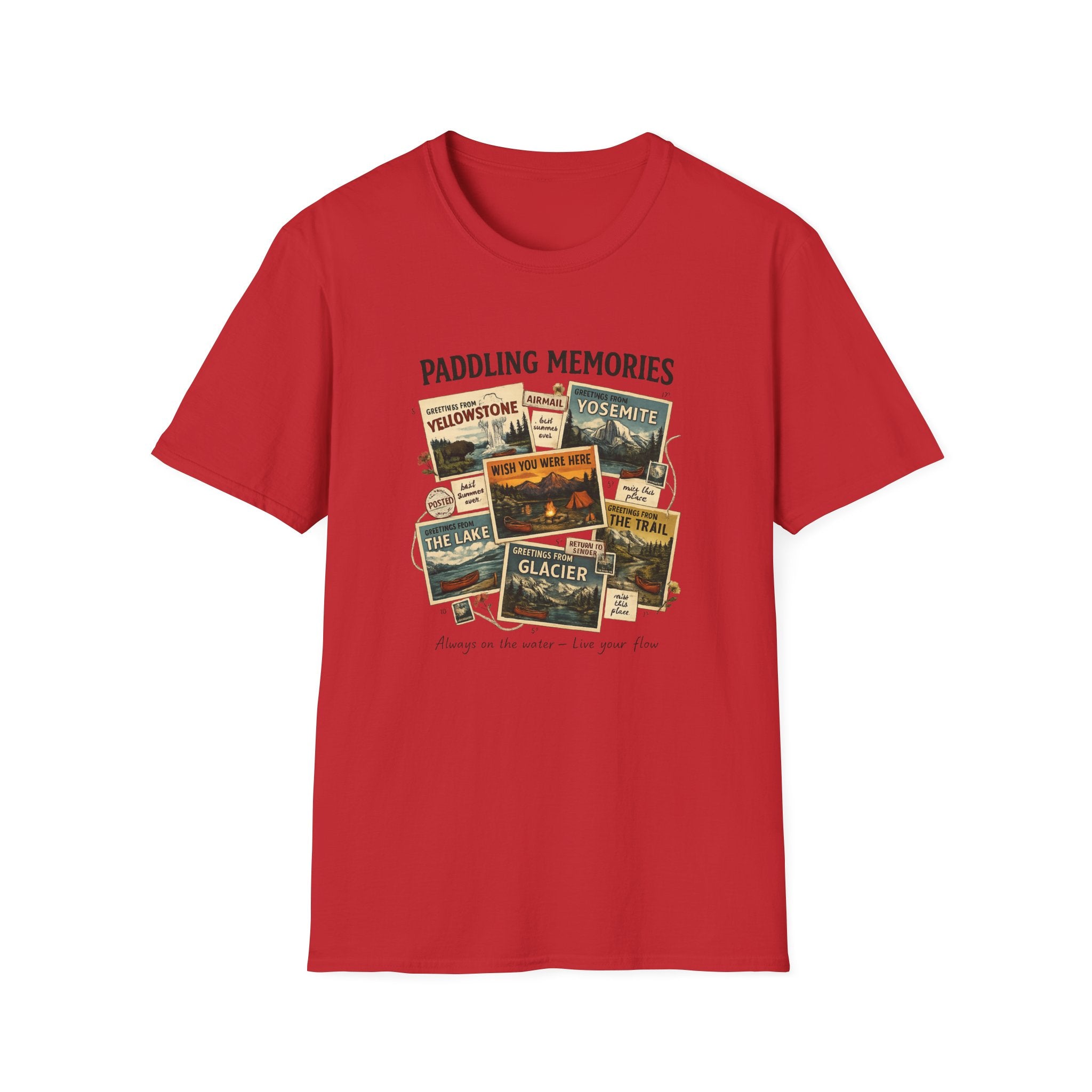 Paddling Memories National Parks T-Shirt