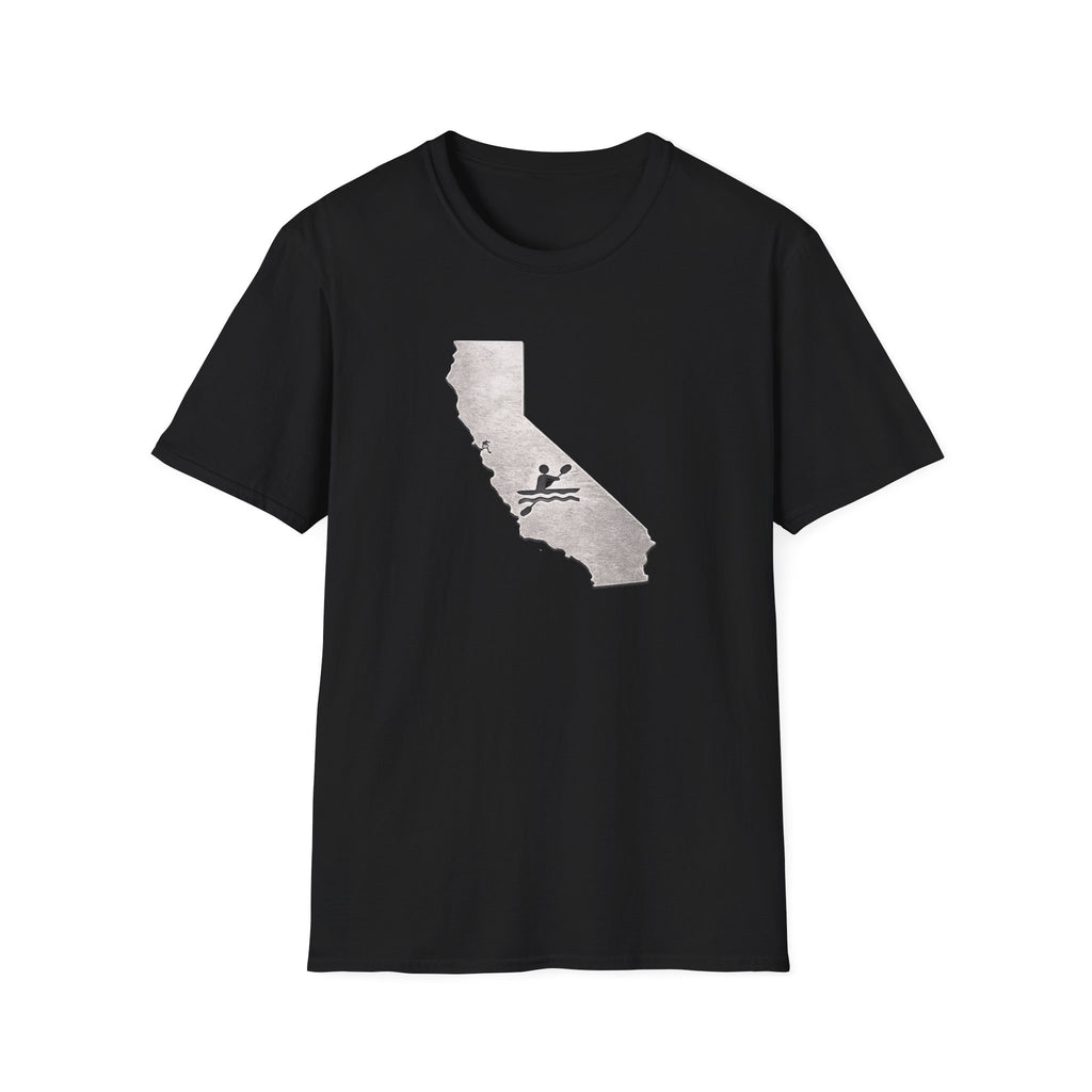 California Map kayak T-Shirt — State Outline