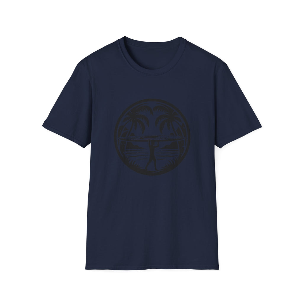 Kayaking Retro Palm Graphic T-Shirt