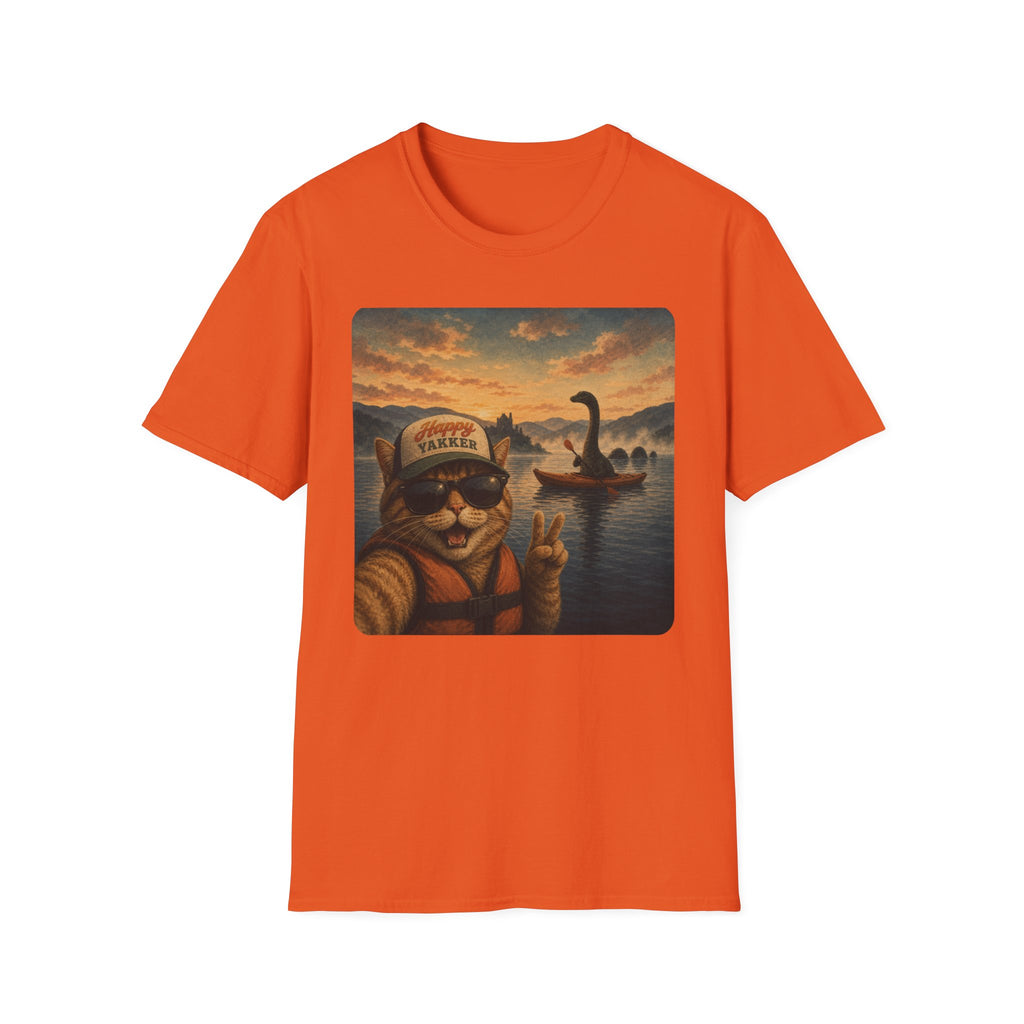 Catselfie Lake T-Shirt — Loch ness Vibe
