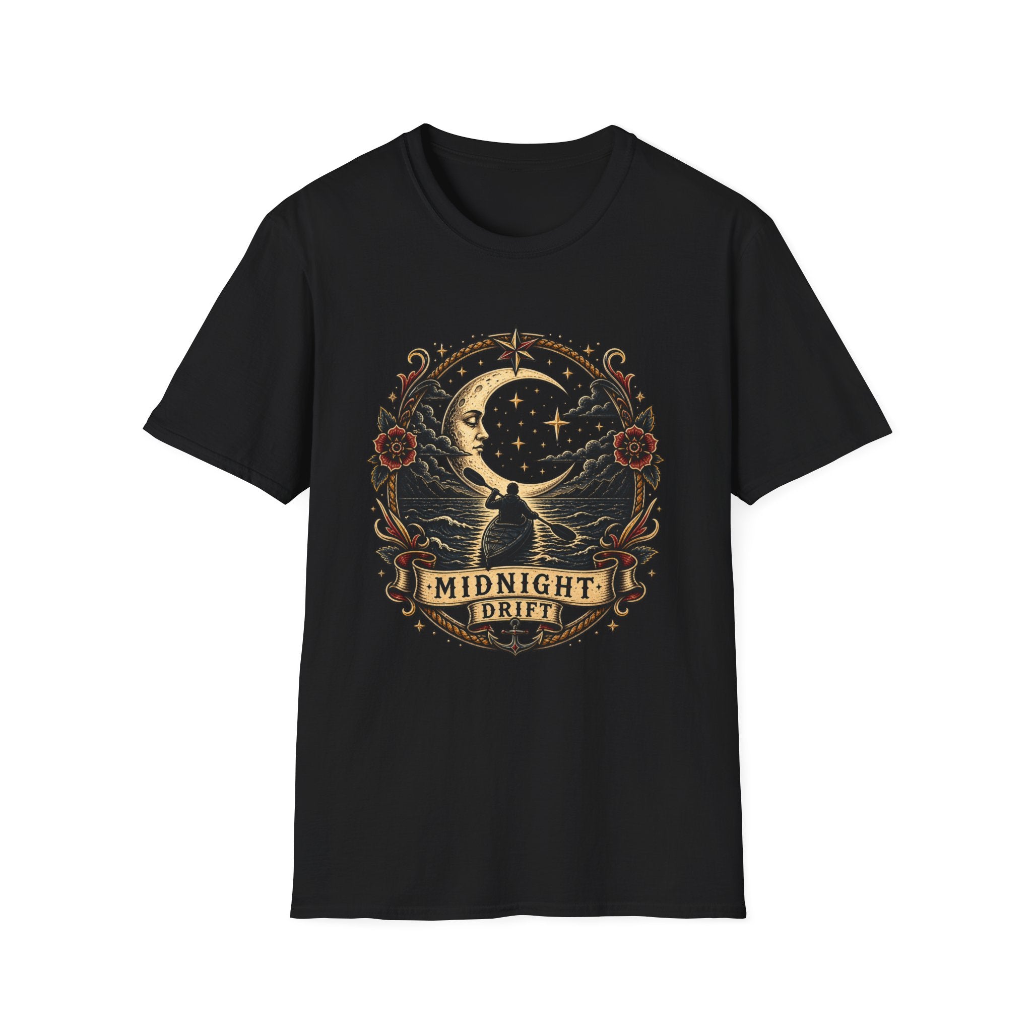 Midnight Drift Moonlit Graphic T-Shirt