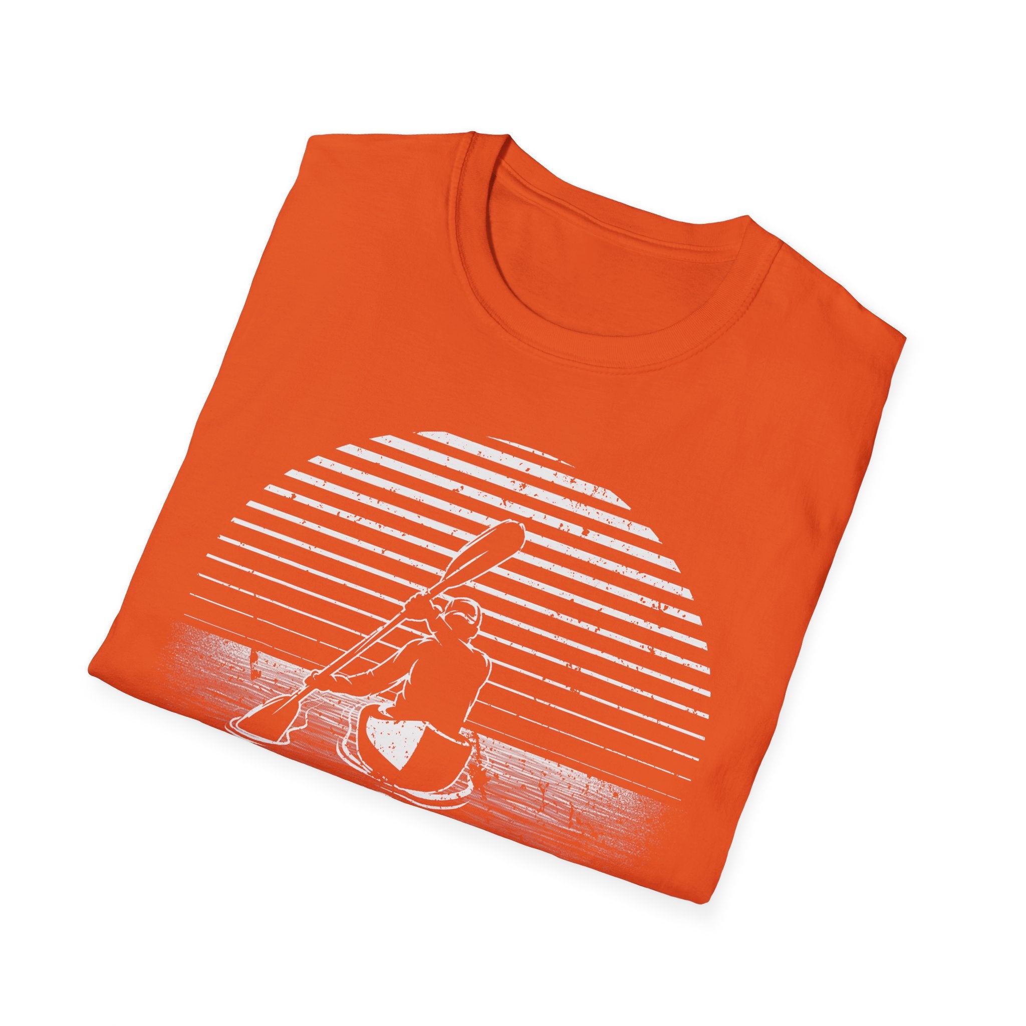 Kayak Sunset T-Shirt — Retro Design