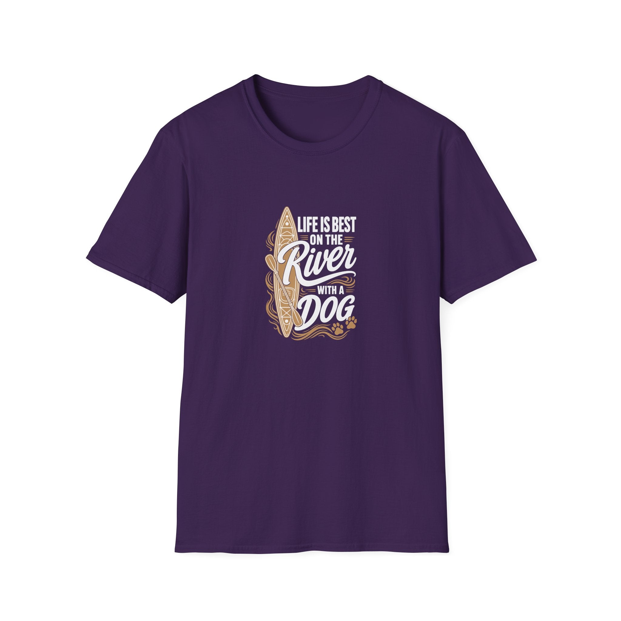 River Life with a Dog T-Shirt