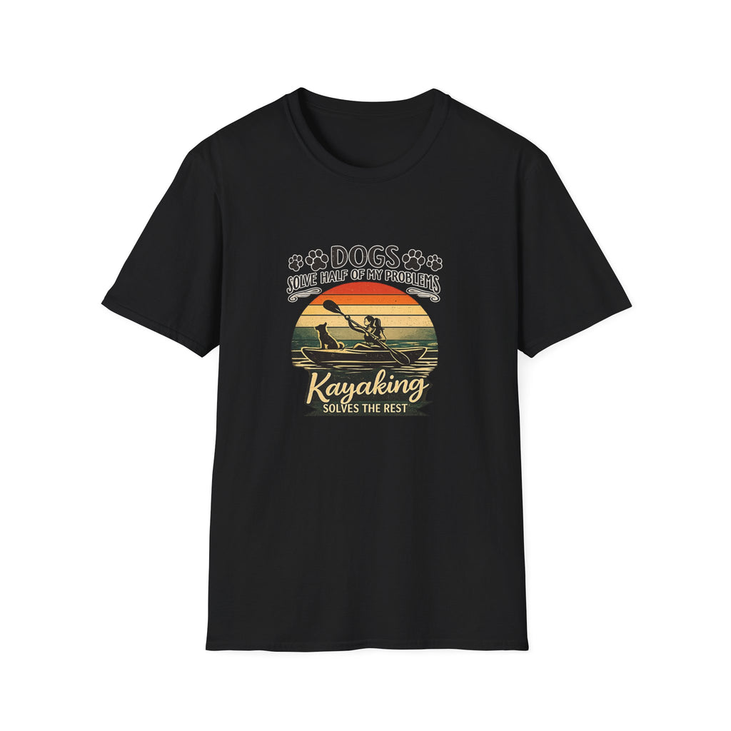 Kayaking With Dogs T-shirt