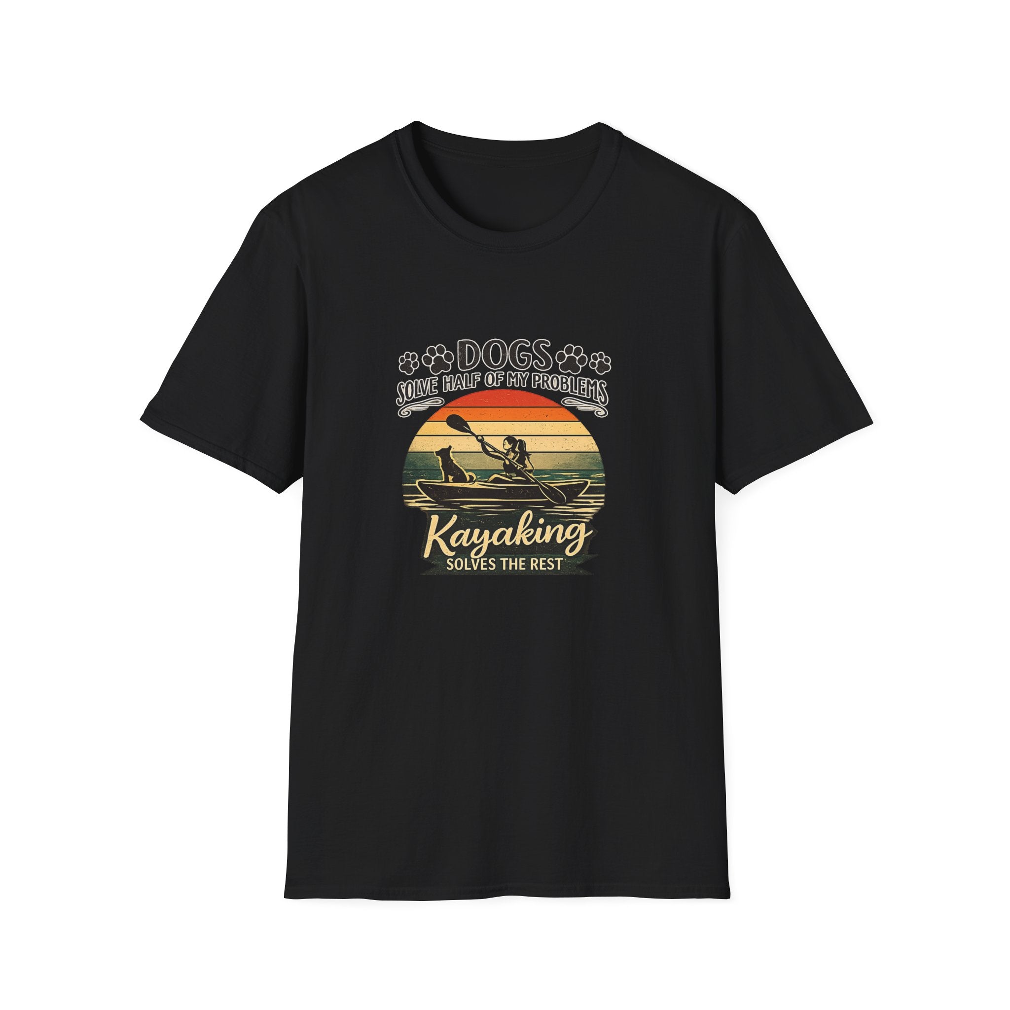 Kayaking With Dogs T-shirt