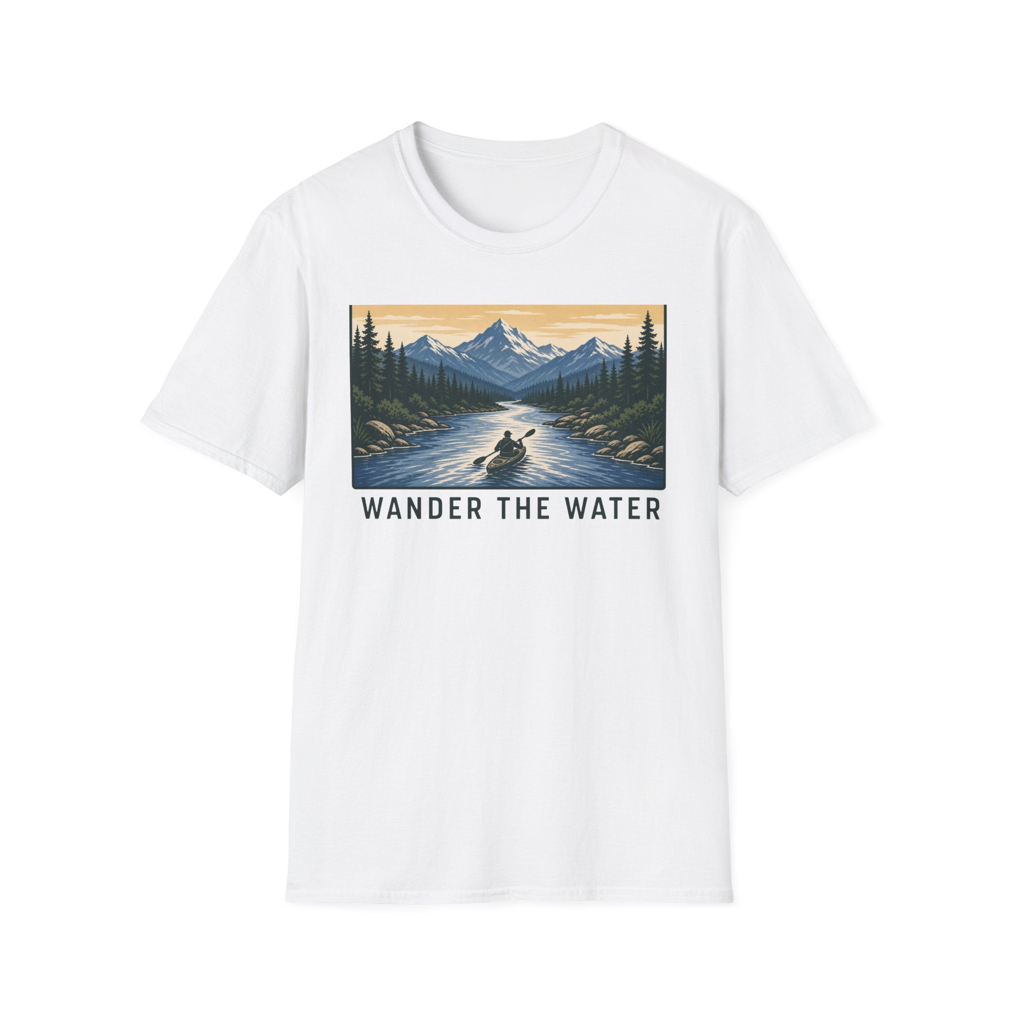 Wander the Water T-Shirt — Mountain Kayak Adventure Tee