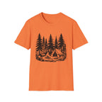 Vintage Forest Campfire kayak Tee