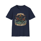 Stay In Your Lane T-Shirt — Vintage Caduceus, Swords & Roses Graphic Tee