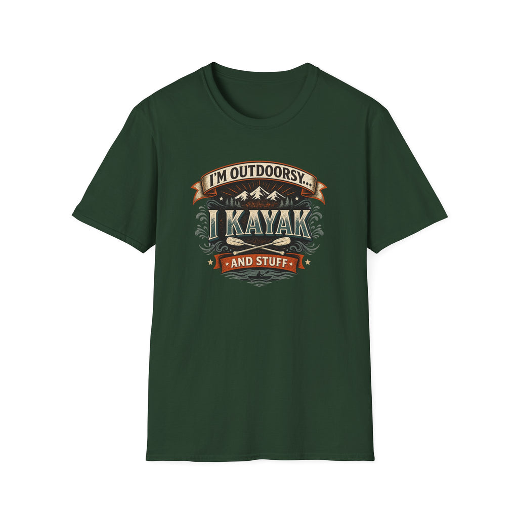 Kayak T-Shirt "I'm Outdoorsy"