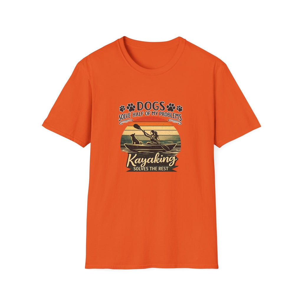 Kayaking With Dogs T-shirt