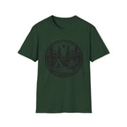 Camping Circle Outdoor Graphic T-Shirt