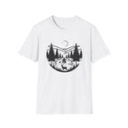 Mountain River Scene with Deer T-Shirt