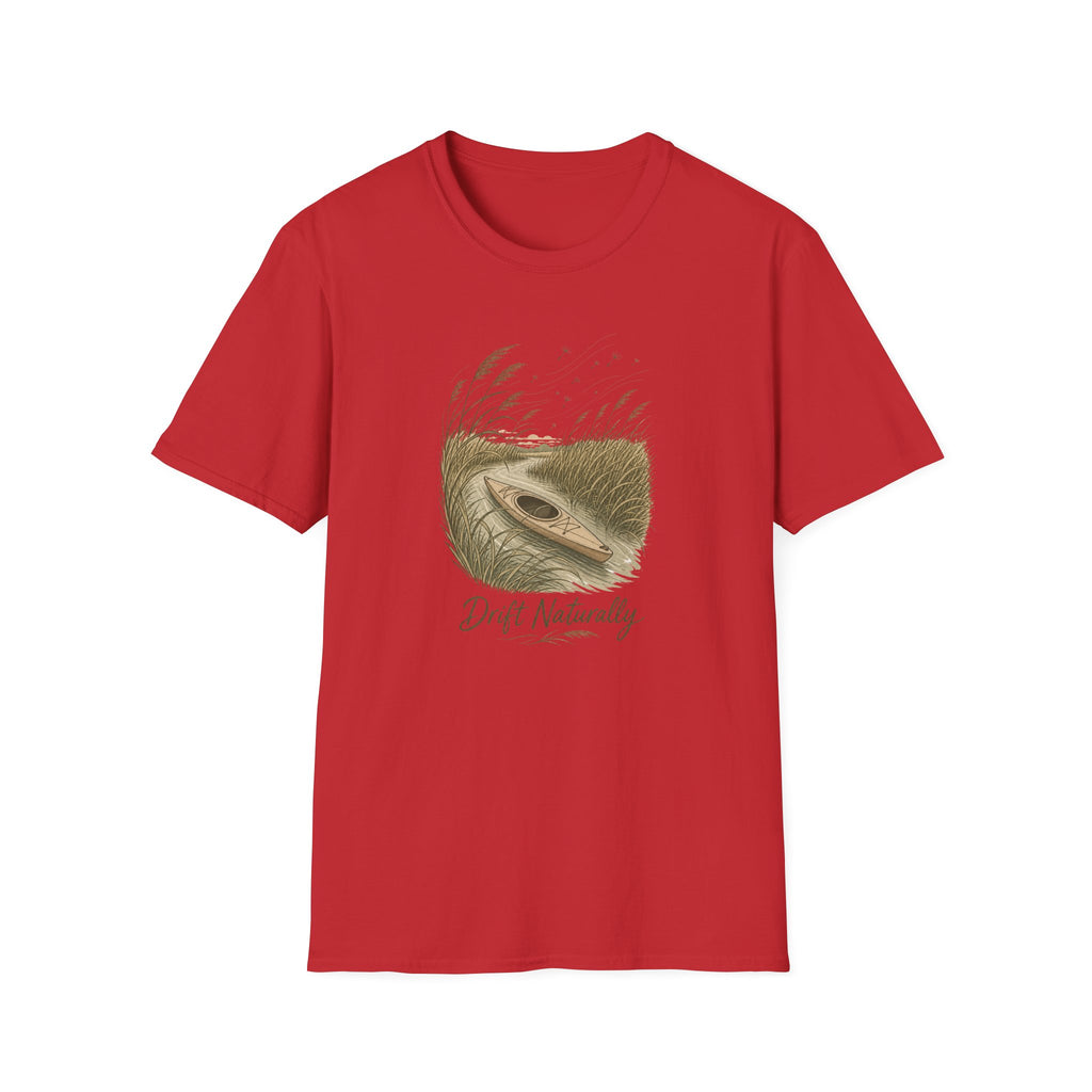 Drift Naturally T-Shirt — Kayak Paddle Nature Tee