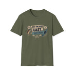 Fishing T-Shirt – "Just One More Cast, I Mean Paddle" Funny Angler Tee