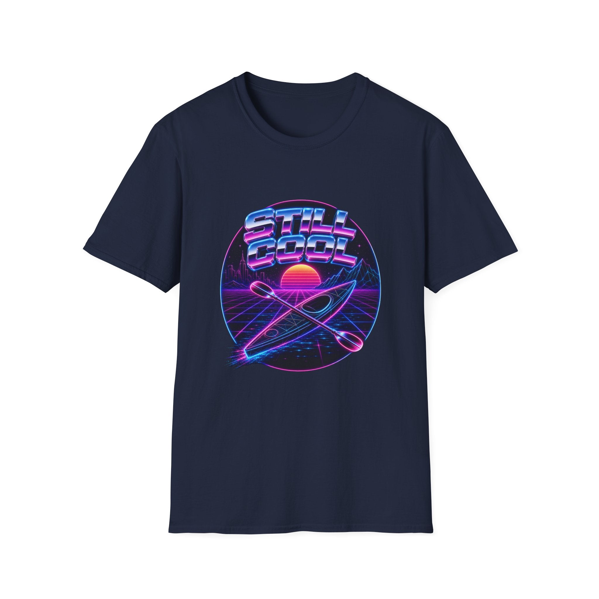Retro Vaporwave "Still Cool" T-Shirt – 80s Neon Sunset Graphic Tee