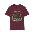 Stay In Your Lane T-Shirt — Vintage Caduceus, Swords & Roses Graphic Tee