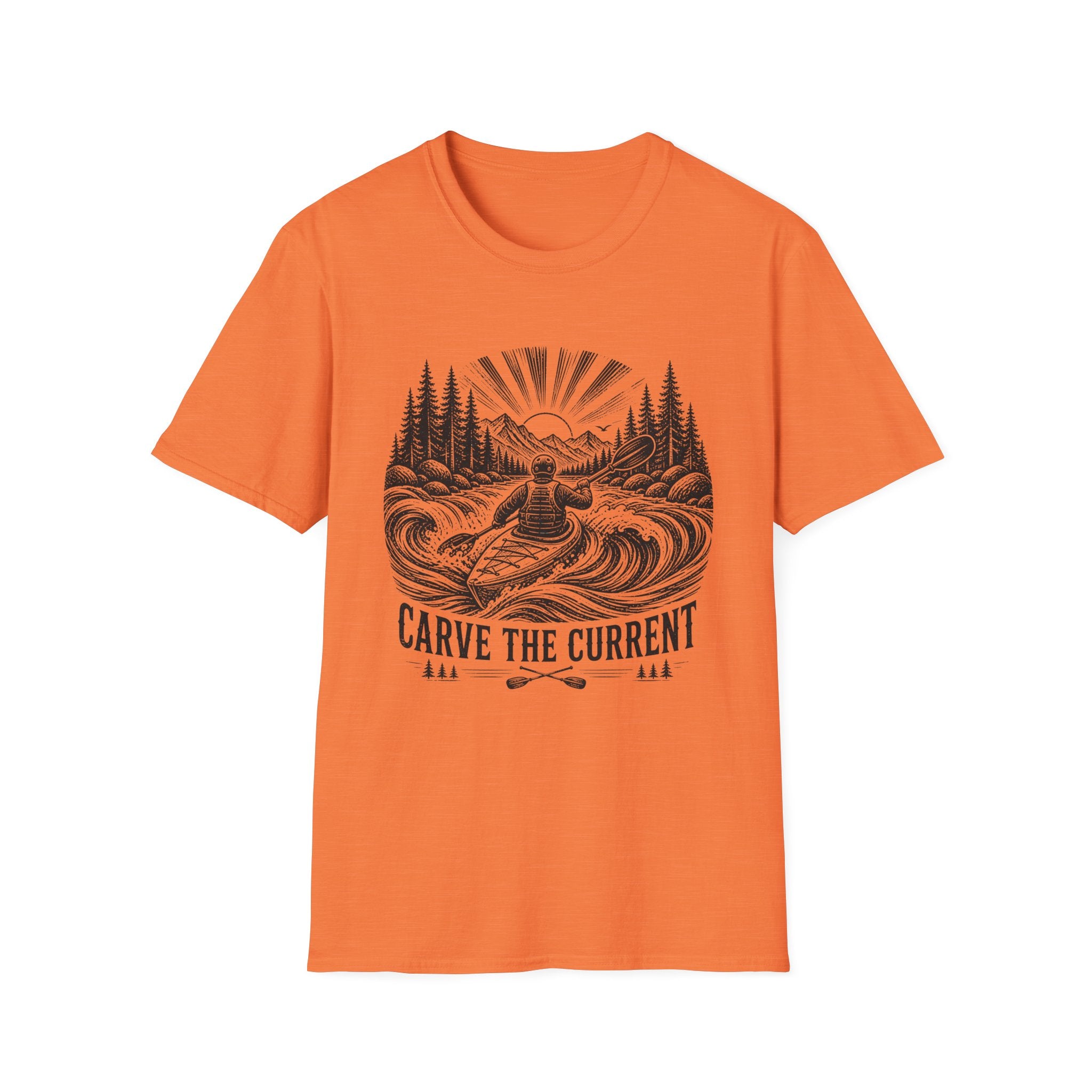 Kayaking T-Shirt — "Carve the Current" Adventure Tee