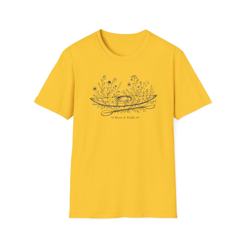 Bloom & Paddle calm nature-loving kayak Tee