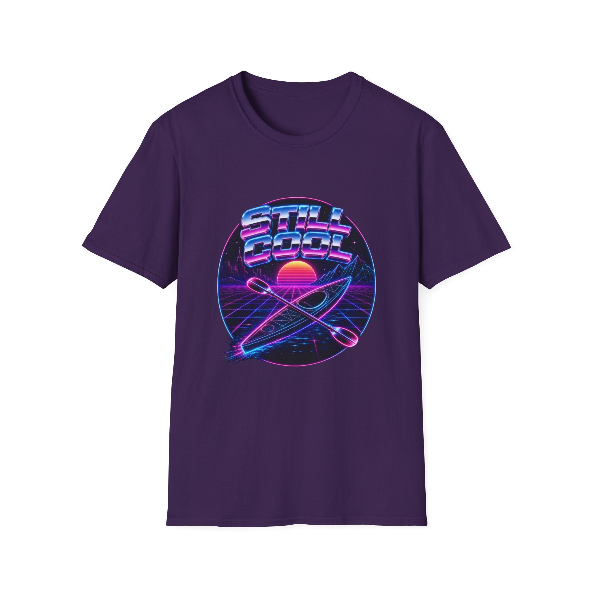 Retro Vaporwave "Still Cool" T-Shirt – 80s Neon Sunset Graphic Tee