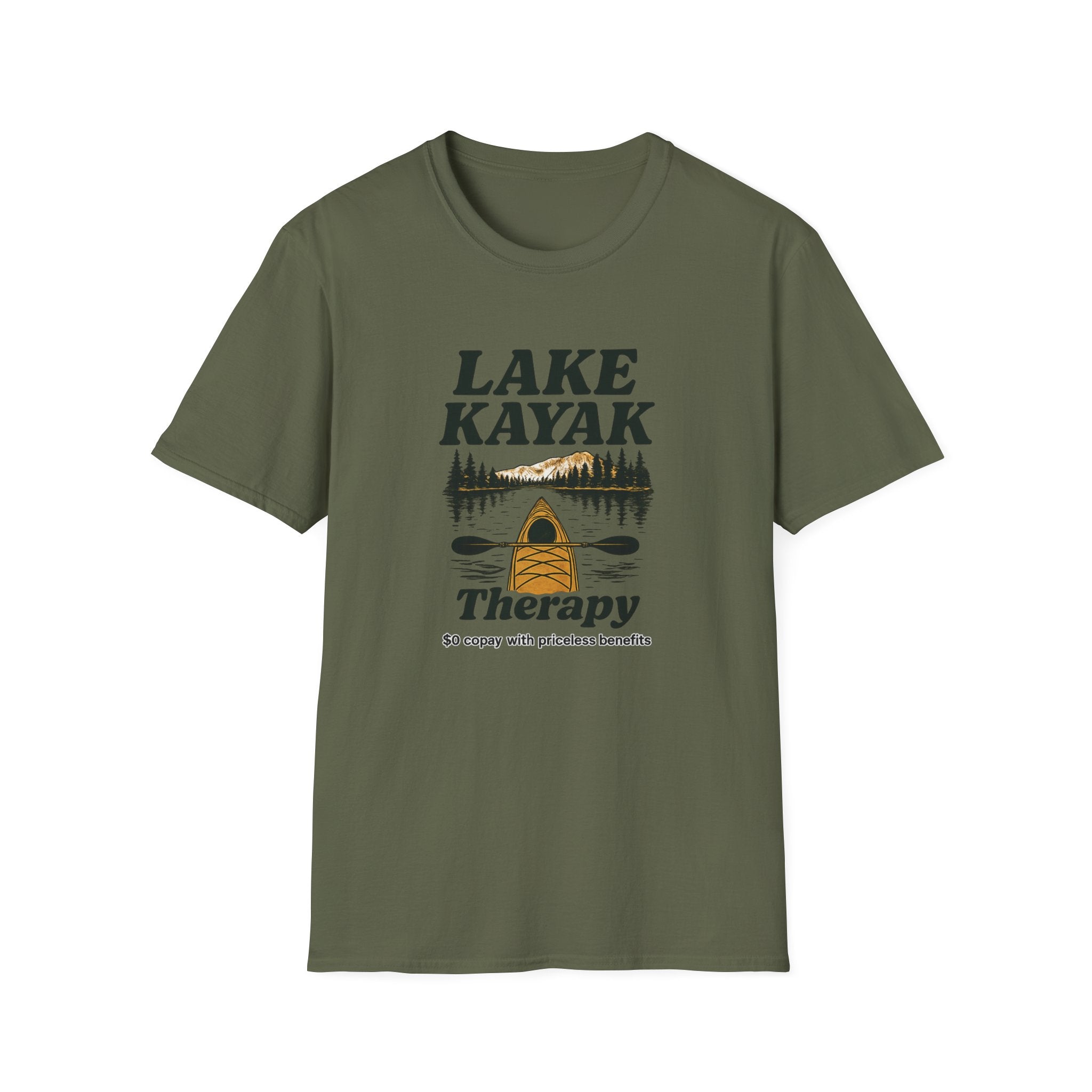 Lake Kayak Therapy T-Shirt