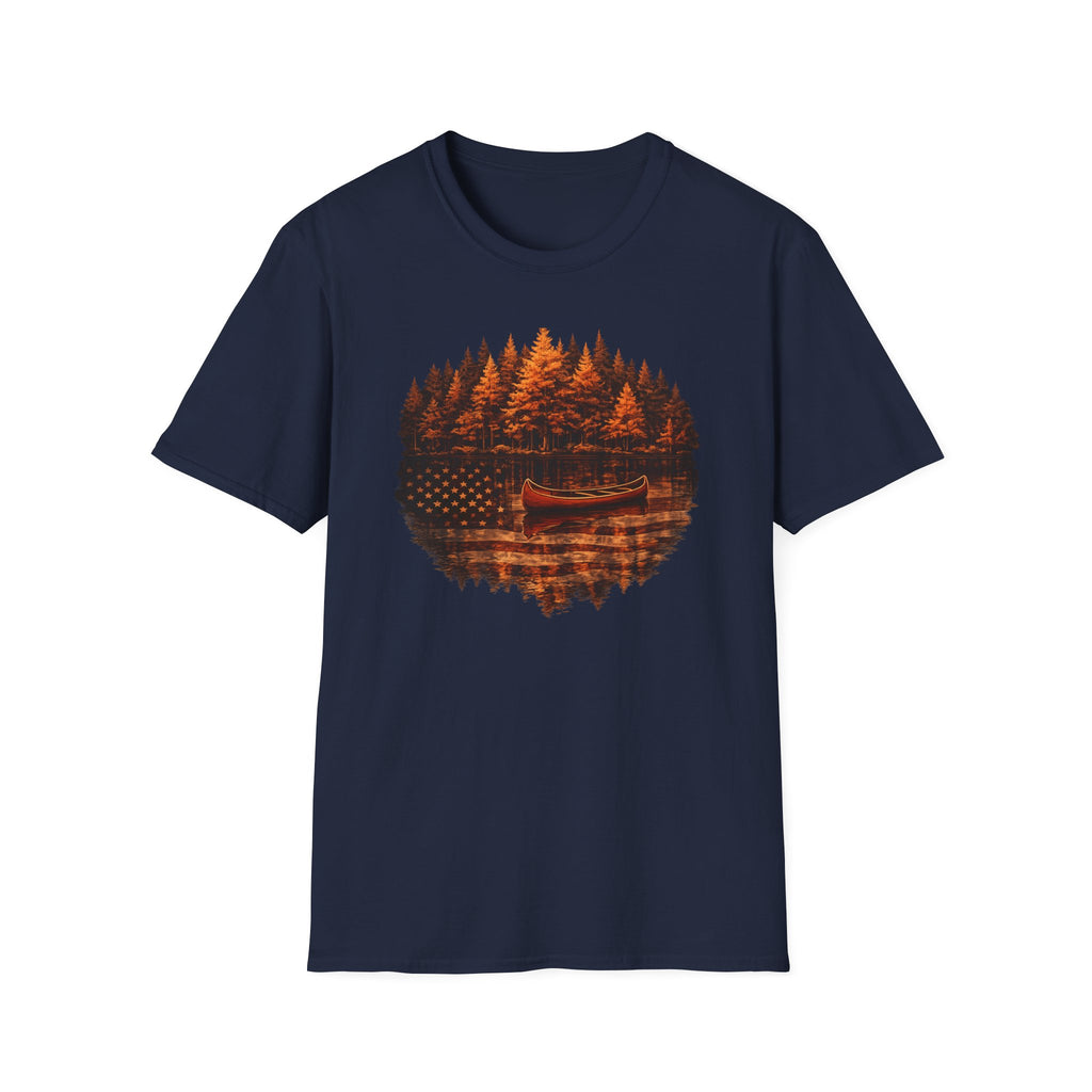 Flag Canoe Reflection Tee