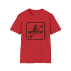 Kayaking Icon Retro Pictogram T-Shirt