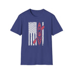 Distressed Patriotic Kayak Design Tee