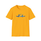 Kayak Dog T‑Shirt — Kayak Paddling with Dog Graphic Tee