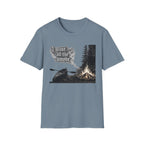 Campfire Kayak T-Shirt — "I Want All the Smoke" Outdoor Adventure Tee