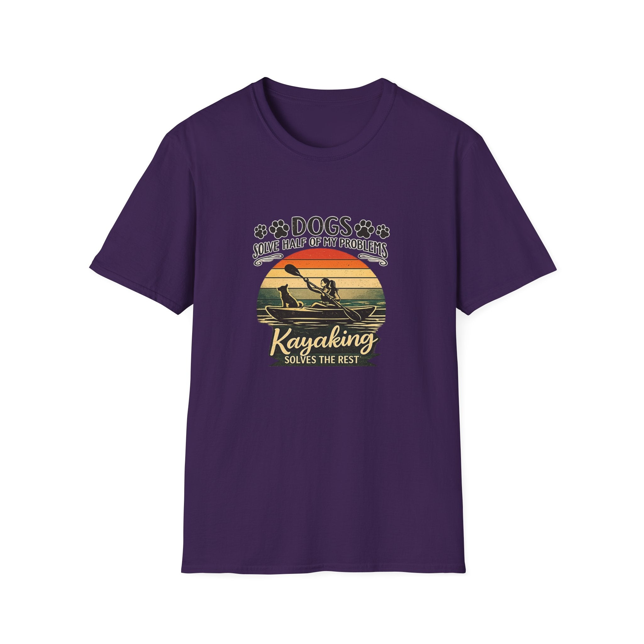 Kayaking With Dogs T-shirt