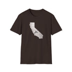 California Map kayak T-Shirt — State Outline